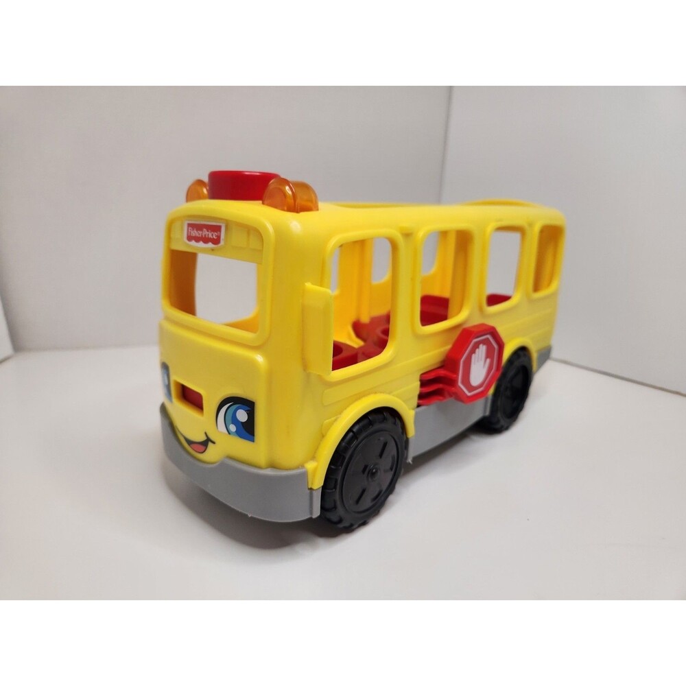 Fisher Price Little People Sit With Me‎ School Bus Lights Sounds Tested Works
